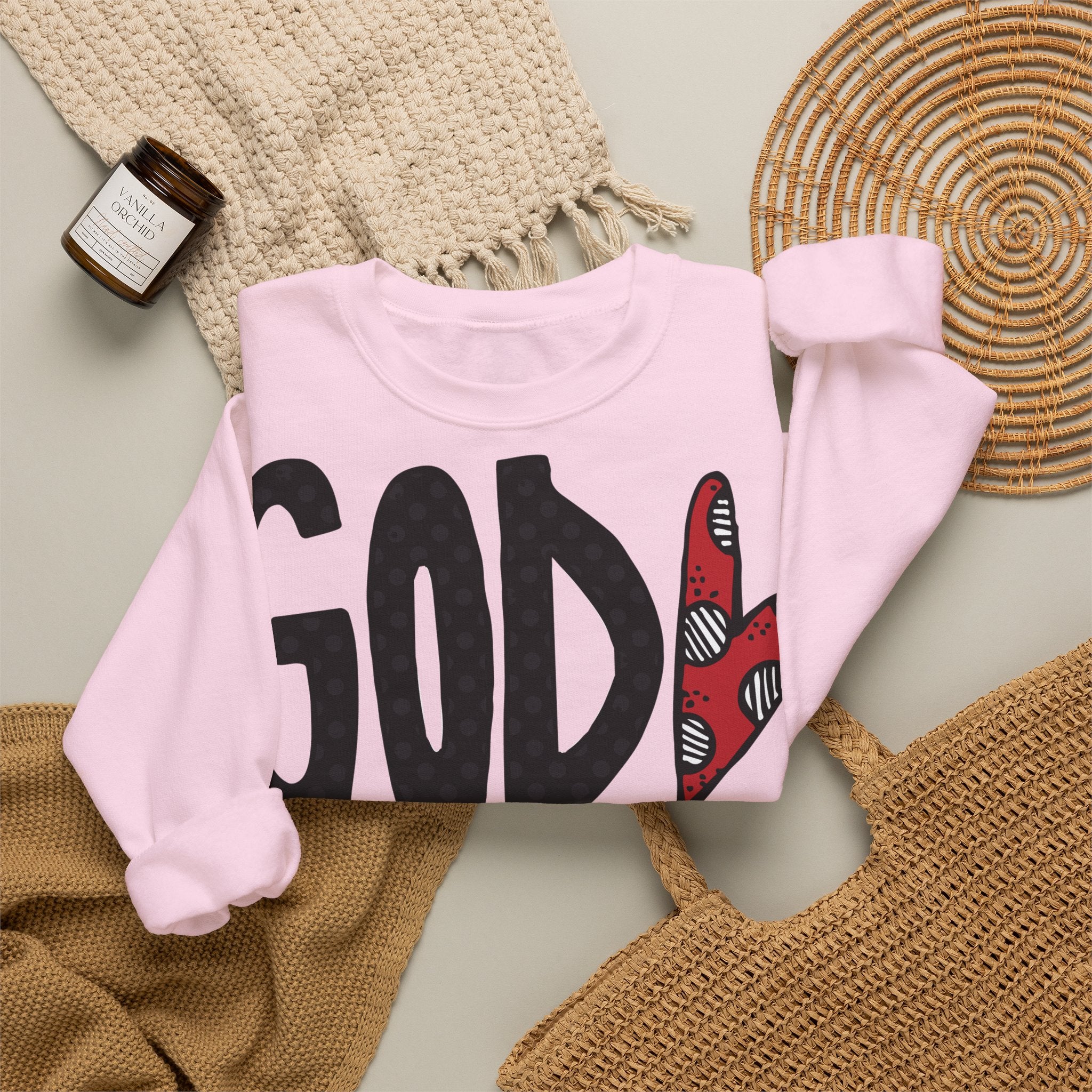Gott liebt Seine Kinder Sweatshirt – Faith-Crewneck für Kinder und Familie Ansicht 41 – Sweatshirt – ESTID