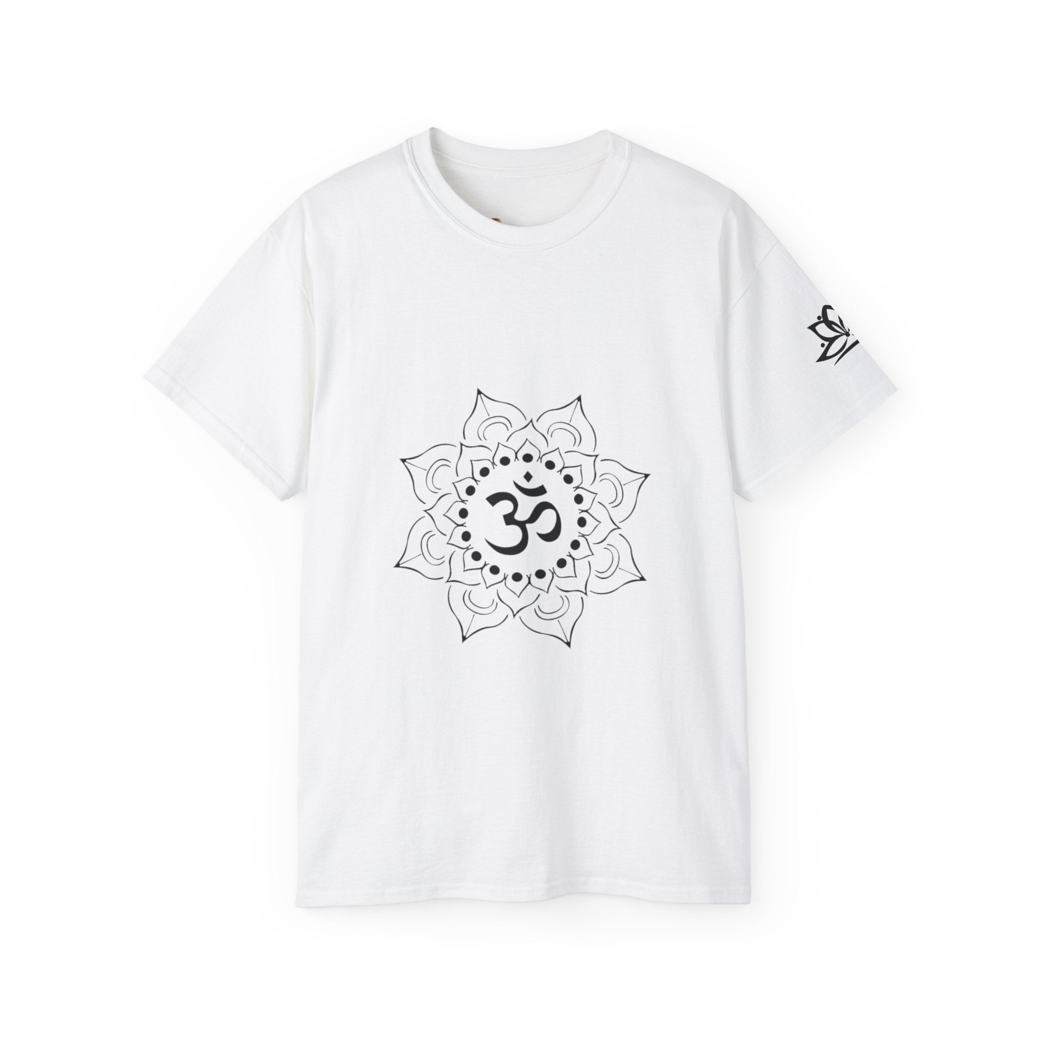 Spiritual Om Mandala Bio-Baumwoll T-Shirt | Damen & Herren Ansicht 8 – T-Shirt – ESTID