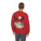 Tropical Palm Sunset Sweatshirt – Beach Vacation Crewneck