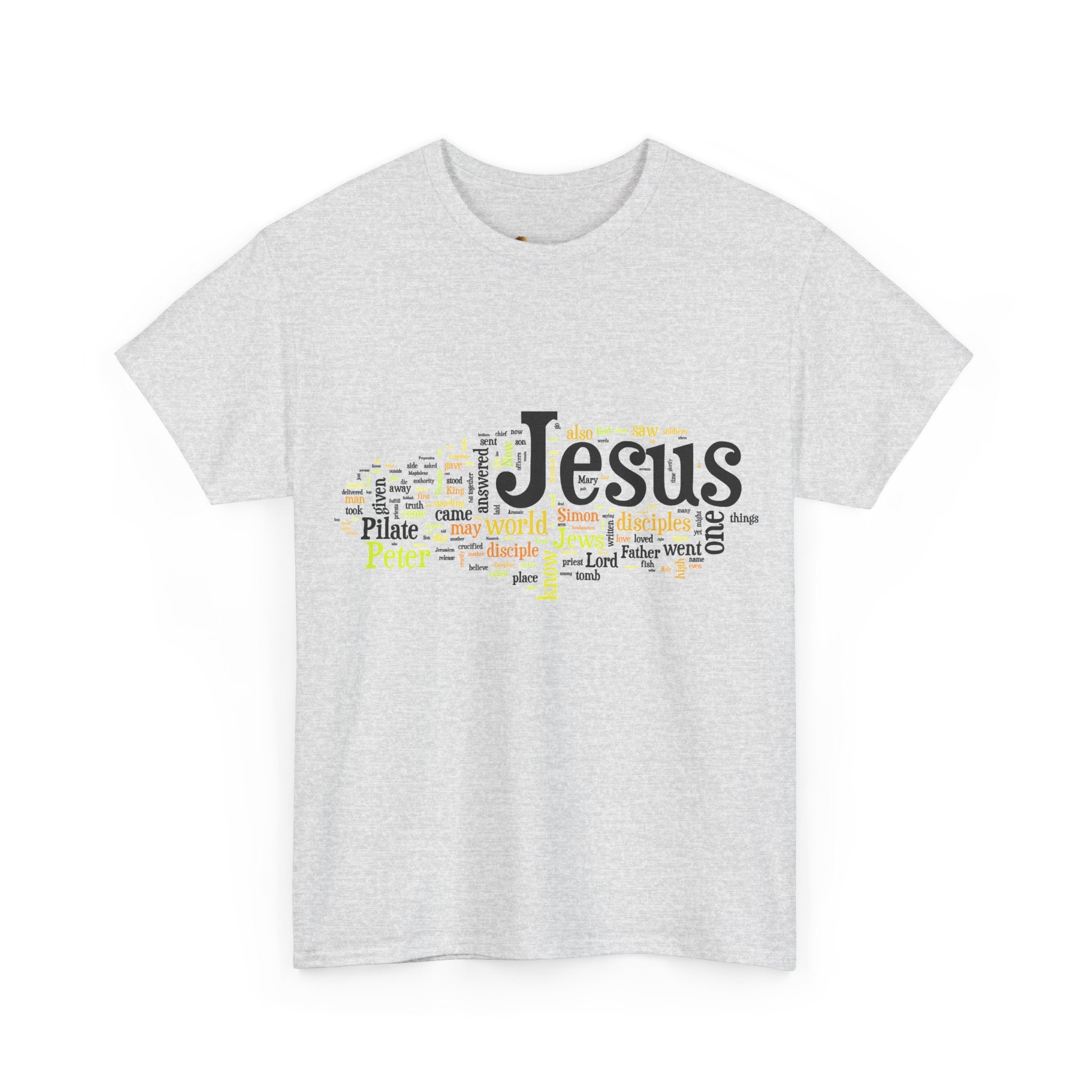 ESTID Unisex Shirt | Jesus Fisch Bibel Wortwolke Ansicht 15 – T-Shirt – ESTID