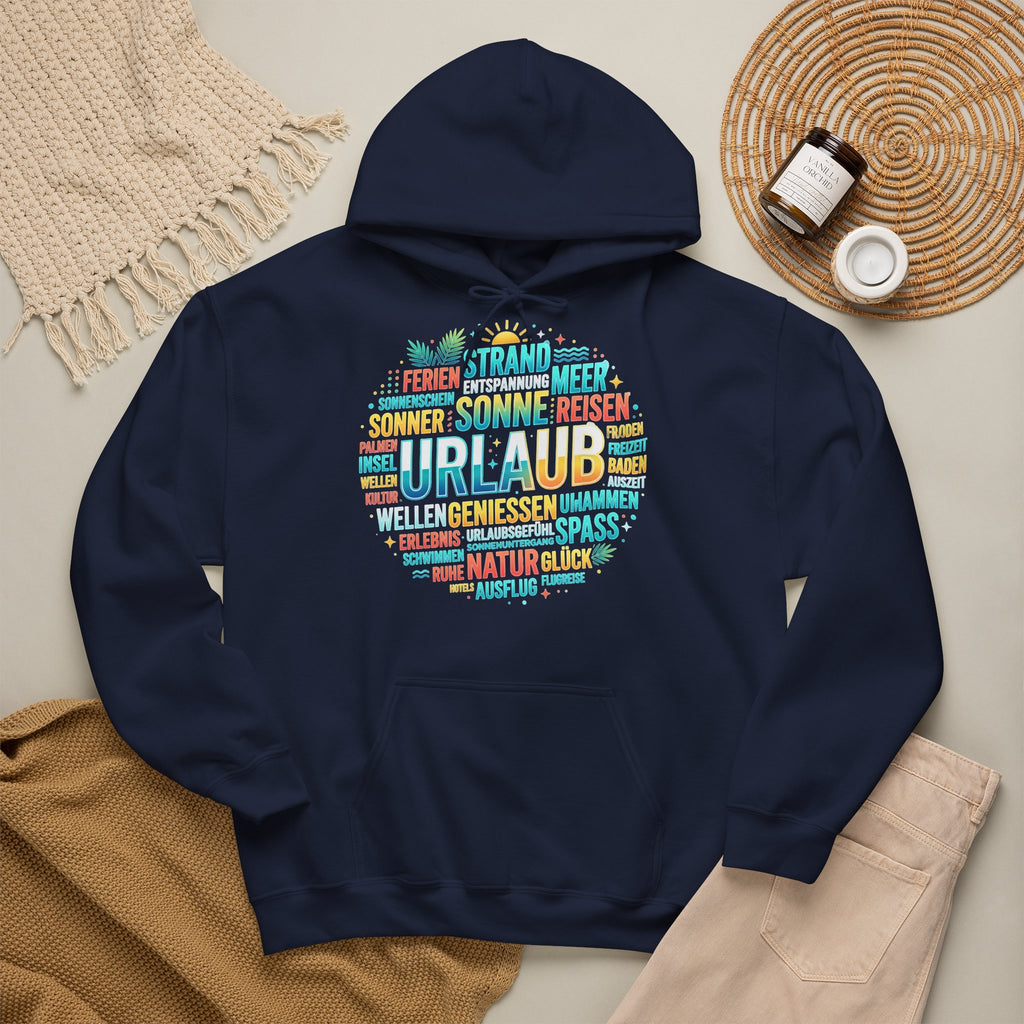 Urlaub Hoodie – Tropischer Palm Sunset Kapuzenpullover