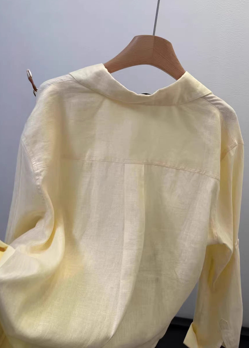Sommerliche Damen Leinenbluse ESTID Ansicht 8 – Shirt – ESTID