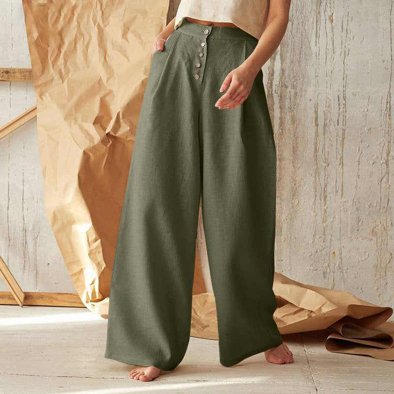 Elegante Wide-Leg Stoffhose Ansicht 11 – hosen – ESTID