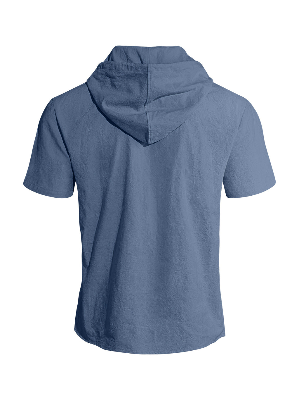 ESTID Herren Kurzarm Leinen-Kapuzenshirt | Linen-Blend Henley Shirt Ansicht 21 – Shirt – ESTID