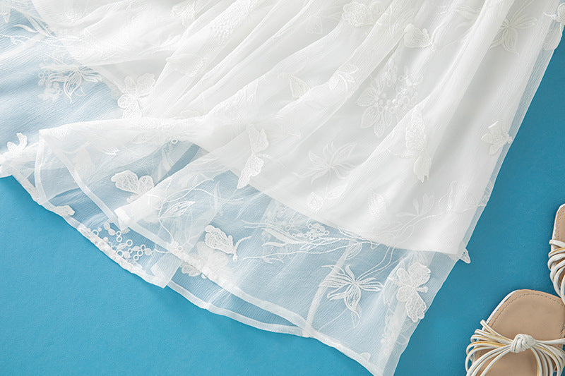 Eleganter Chiffon-Maxirock mit Schmetterlingen | Seiden-Look Ansicht 16 – Rock – ESTID