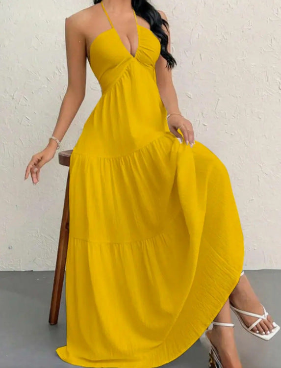 Elegantes Halterneck Sommerkleid | Rückenfrei & A-Linie Ansicht 18 – Kleid – ESTID