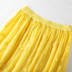 Eleganter Chiffon-Maxirock mit Schmetterlingen | Seiden-Look Ansicht 5 – Rock – ESTID