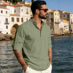 ESTID Herren Stehkragen Shirt – Shirt – ESTID