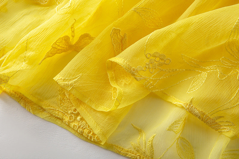 Eleganter Chiffon-Maxirock mit Schmetterlingen | Seiden-Look Ansicht 8 – Rock – ESTID