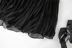 Damen Seidenkleid mit Puffärmeln | Luftsüßes Boho Maxikleid Ansicht 31 – Kleid – ESTID
