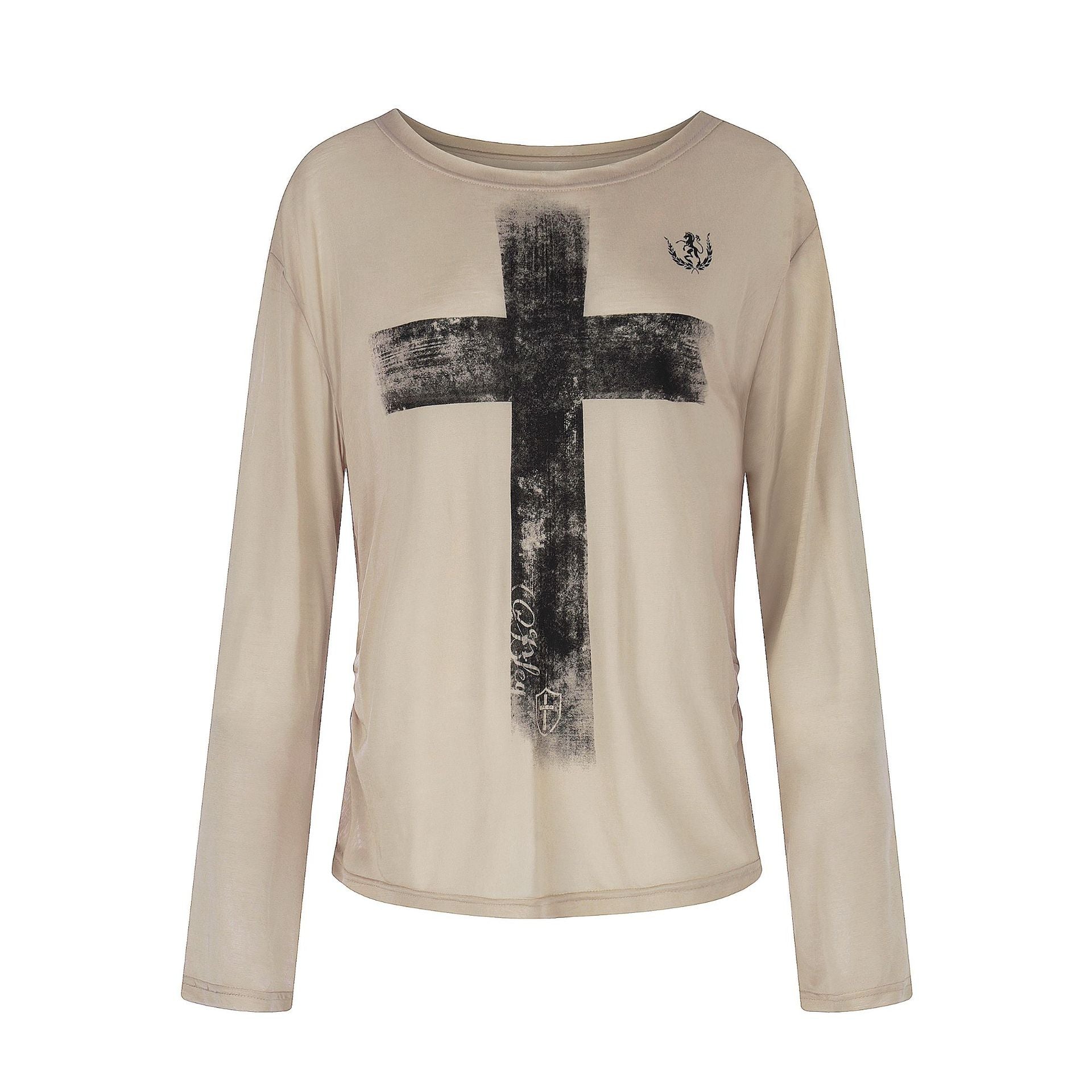 Damen Print Longsleeve | Urban Gothic & Grunge Shirt Ansicht 3 – T-Shirt – ESTID