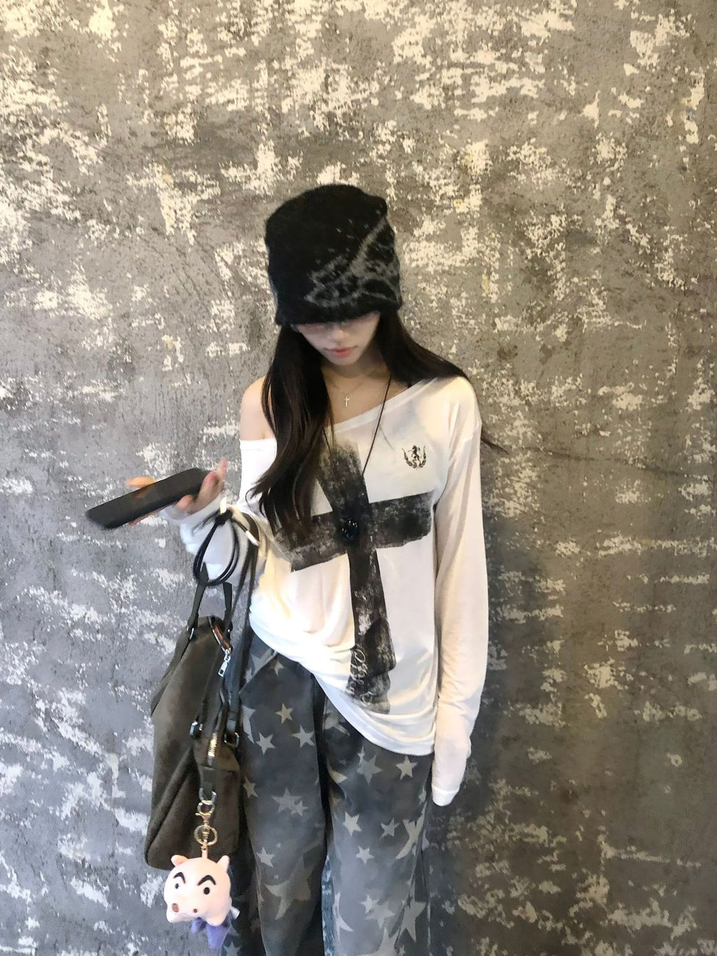 Damen Print Longsleeve | Urban Gothic & Grunge Shirt Ansicht 5 – T-Shirt – ESTID