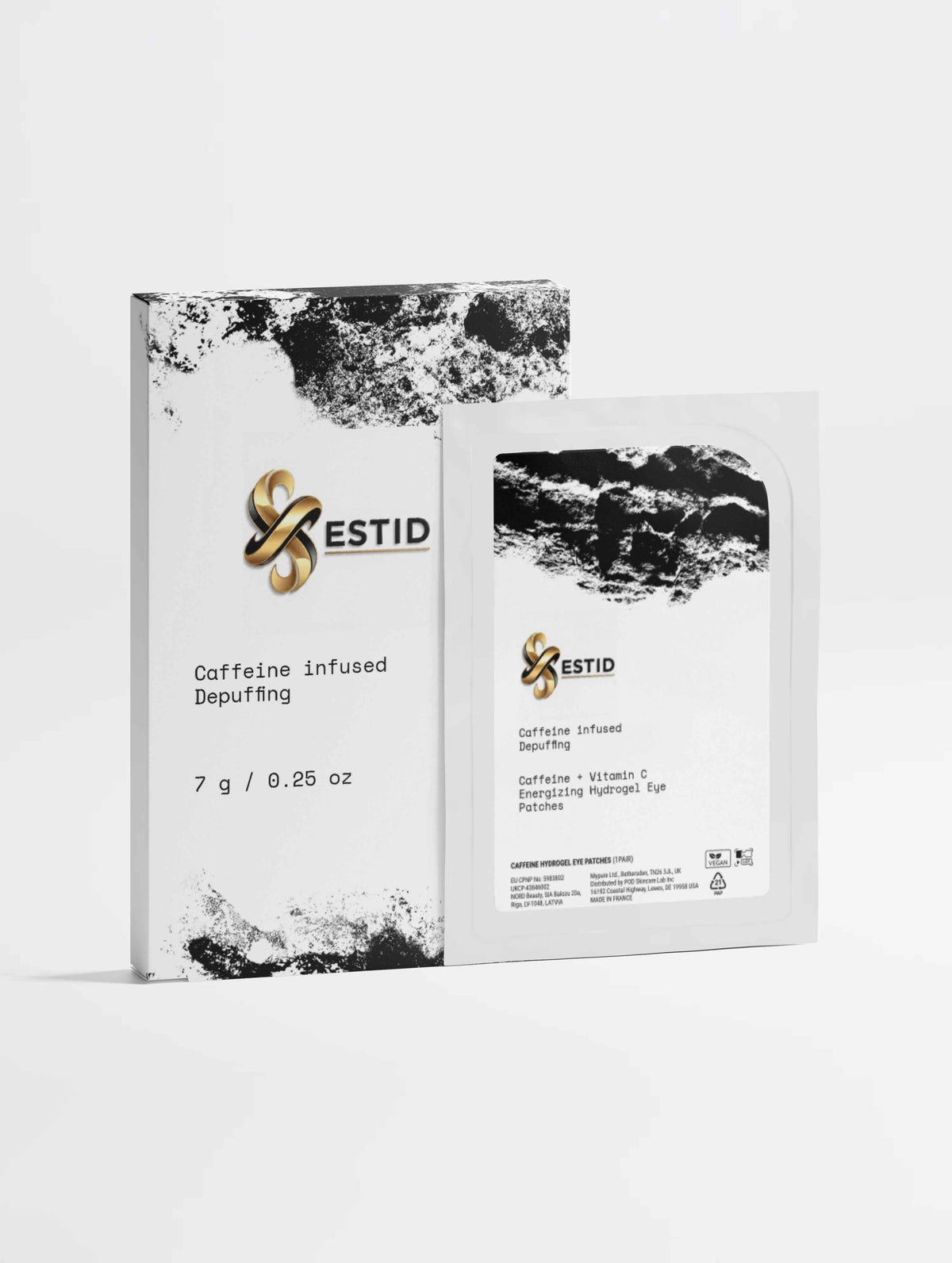 Caffeine + Vitamin C Energizing Hydrogel Eye Patches – Produkt – ESTID