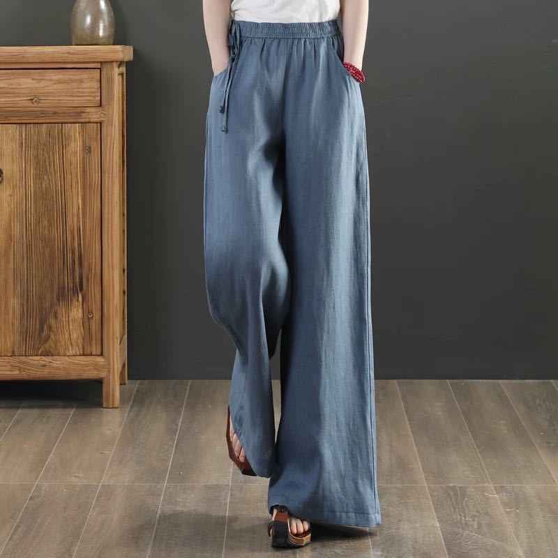 Luftige Damen Sommer Stoffhose Detailansicht – hosen – ESTID
