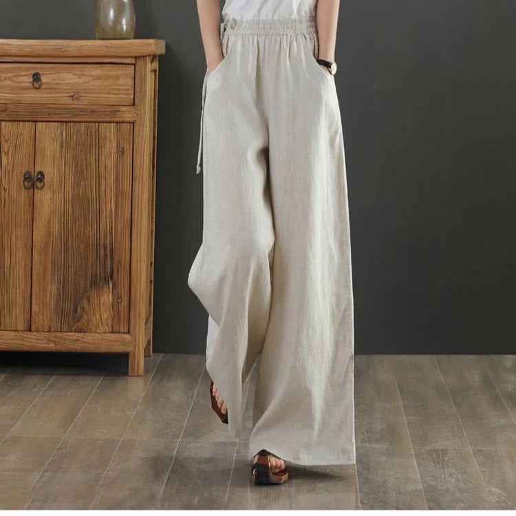 Luftige Damen Sommer Stoffhose – hosen – ESTID