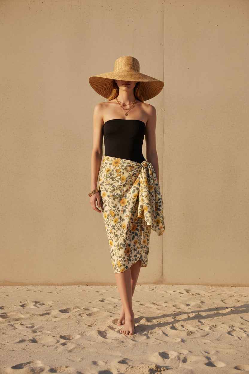 Floraler Damen-Sarong ESTID – Sarong – ESTID