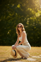Hoch taillierte, ausgestellte Leggings ESTID Ansicht 4 – High Waisted Flared Leggings – ESTID