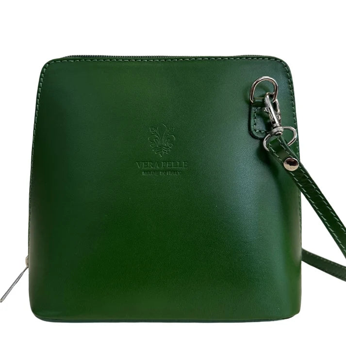 Genuine Leather Utility Shoulder Bag