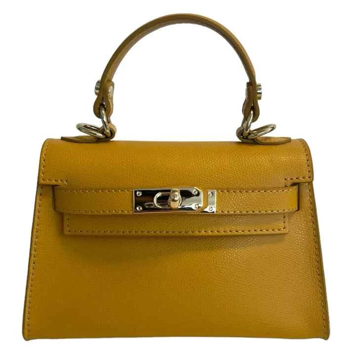 Damenhandtasche "ESTID-Kelly" aus echtem Saffiano-Leder