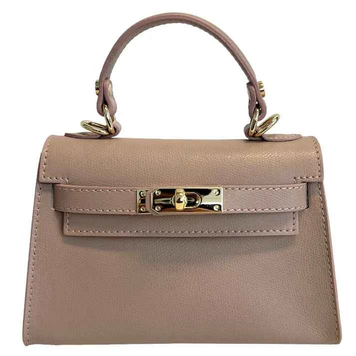 Damenhandtasche "ESTID-Kelly" aus echtem Saffiano-Leder
