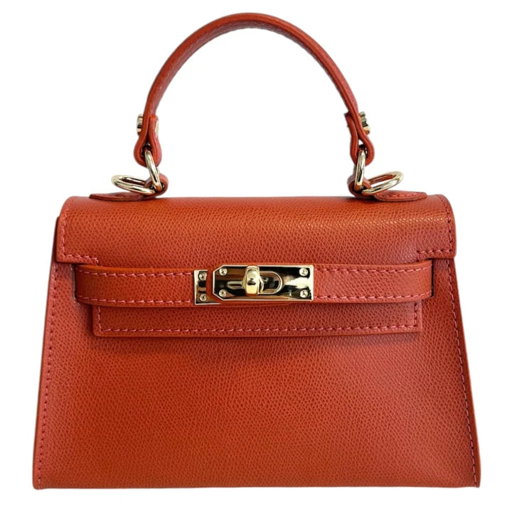 Damenhandtasche "ESTID-Kelly" aus echtem Saffiano-Leder Ansicht 10 – Handtasche – ESTID
