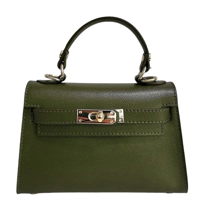 Damenhandtasche "ESTID-Kelly" aus echtem Saffiano-Leder Ansicht 16 – Handtasche – ESTID