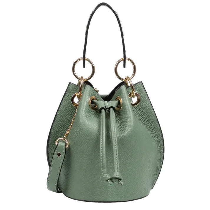 Beuteltasche mit rundem Detailgriff