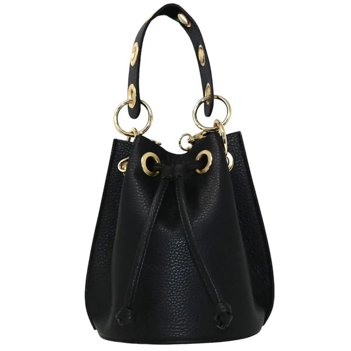 Beuteltasche mit rundem Detailgriff