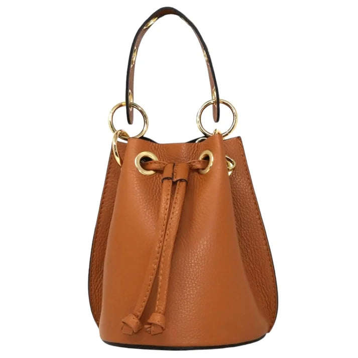 Beuteltasche mit rundem Detailgriff