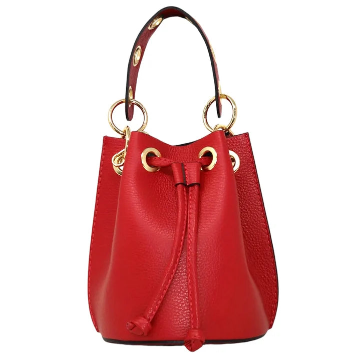 Beuteltasche mit rundem Detailgriff