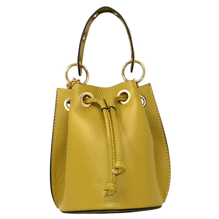 Beuteltasche mit rundem Detailgriff