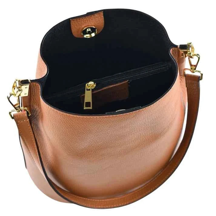 Giulia Eimertasche aus echtem Dollarleder