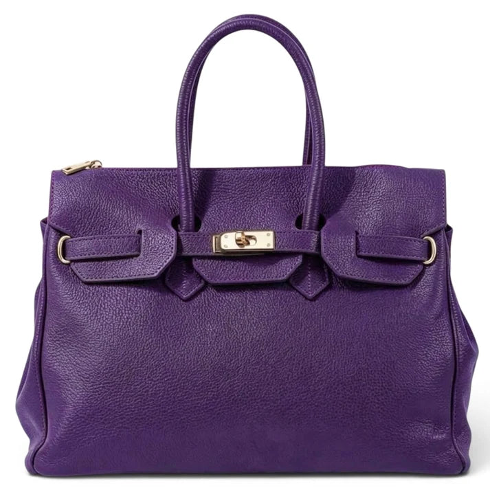 Birk Handtasche aus echtem Leder Ansicht 17 – Handtasche – ESTID