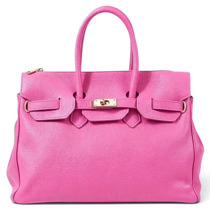 Birk Handtasche aus echtem Leder Ansicht 18 – Handtasche – ESTID