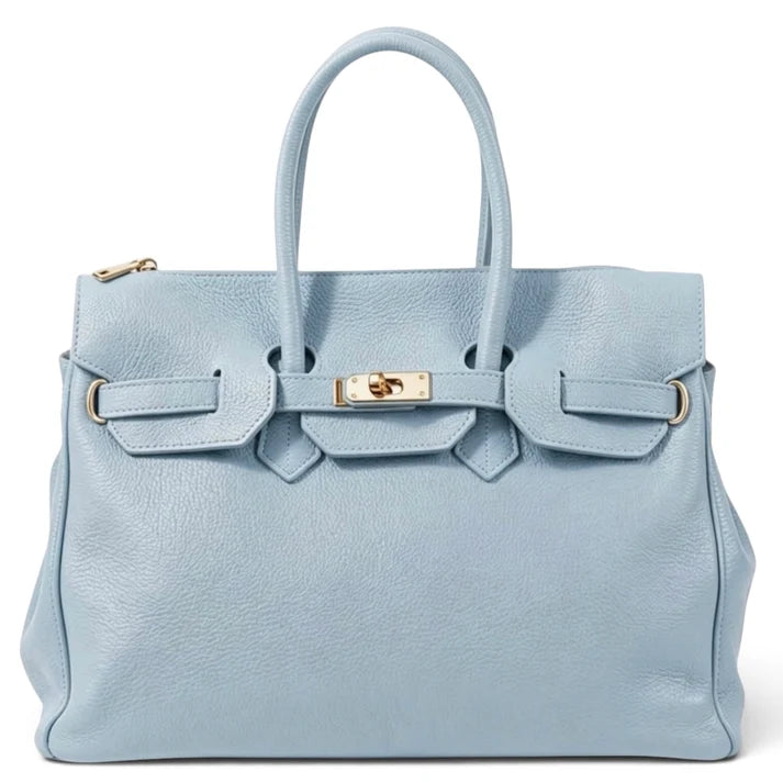Birk Handtasche aus echtem Leder Ansicht 13 – Handtasche – ESTID