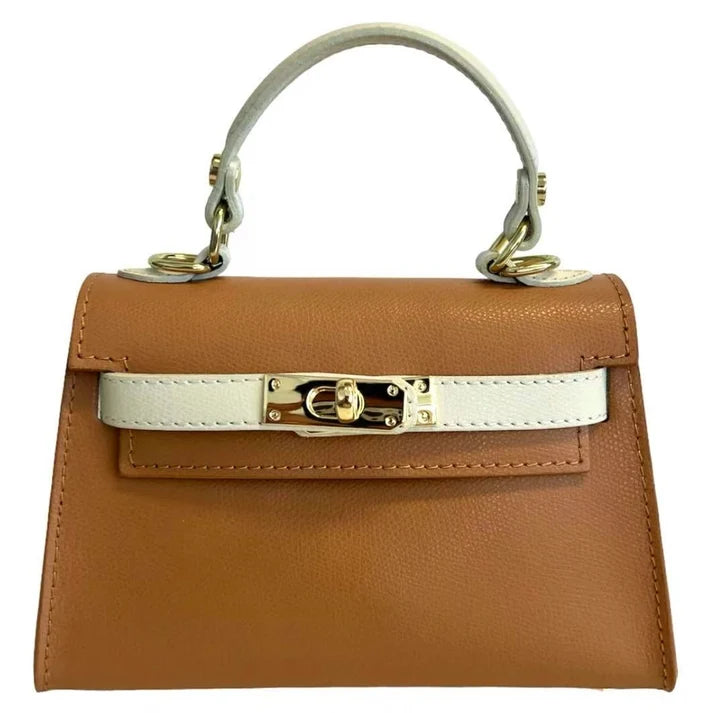 Damenhandtasche "ESTID-Kelly" aus echtem Saffiano-Leder Ansicht 15 – Handtasche – ESTID