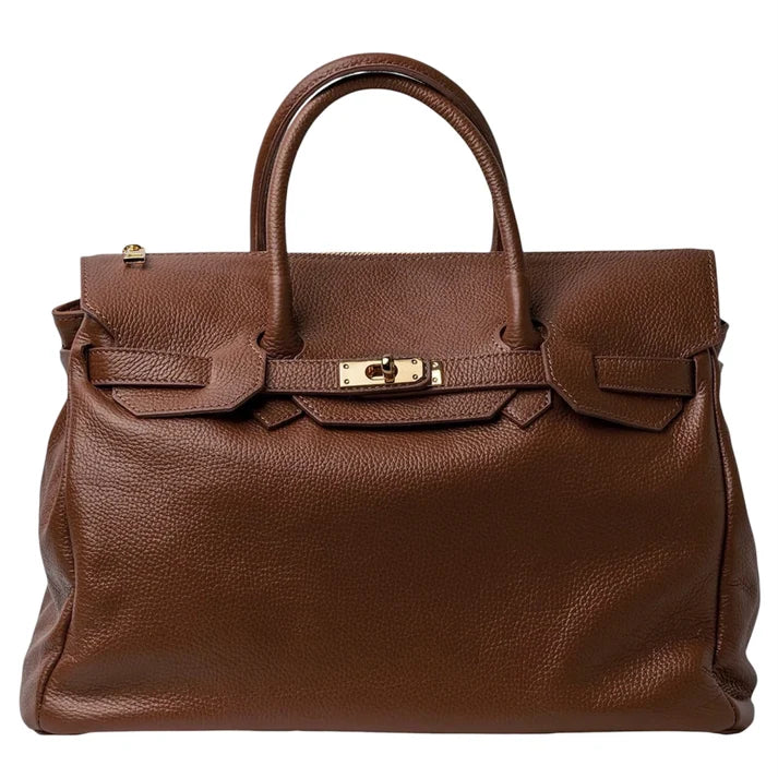 Birk Handtasche aus echtem Leder Ansicht 9 – Handtasche – ESTID