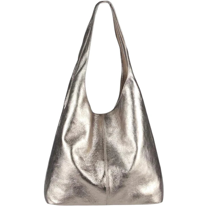 Damen-Crossbody-Tasche aus laminiertem Wildleder Ansicht 7 – Handtasche – ESTID