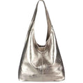 Damen-Crossbody-Tasche aus laminiertem Wildleder