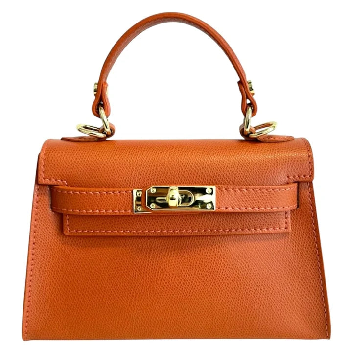 Damenhandtasche "ESTID-Kelly" aus echtem Saffiano-Leder Ansicht 11 – Handtasche – ESTID