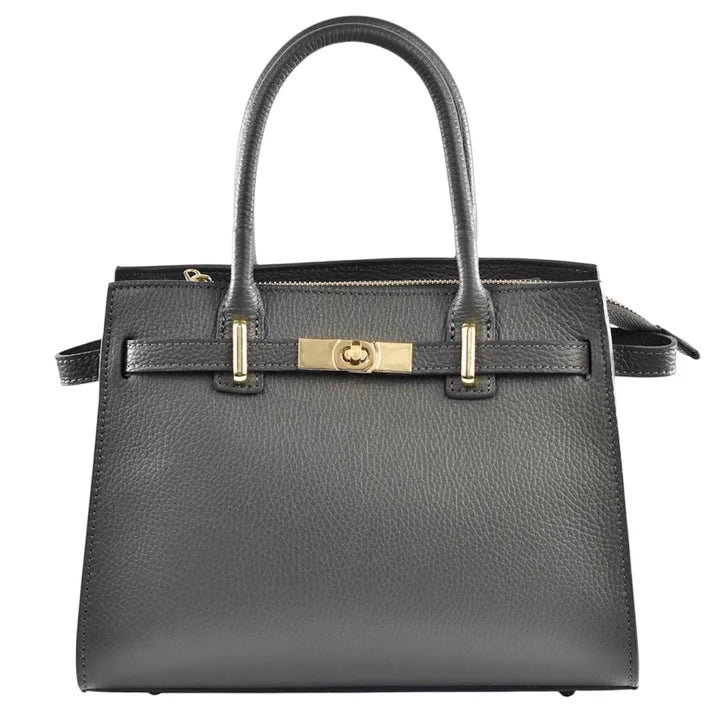 "Gina" Echte Lederhandtasche Ansicht 8 – Handtasche – ESTID