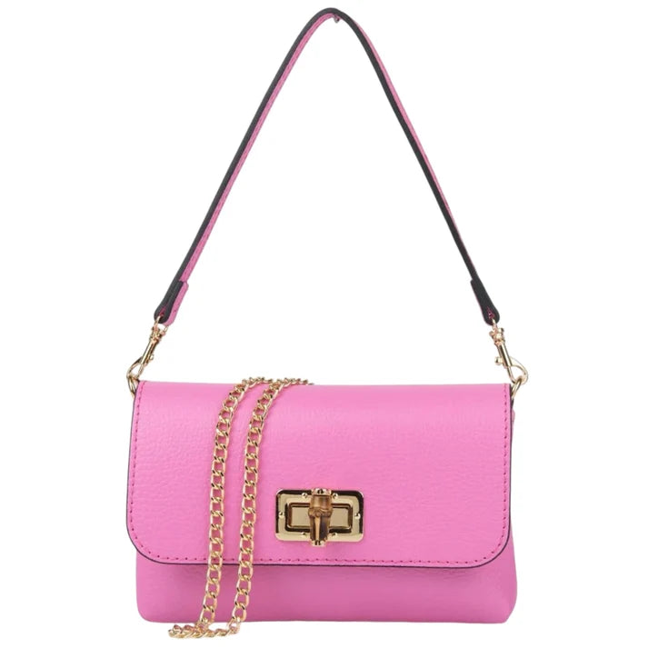ISA Damenclutch aus echtem Leder