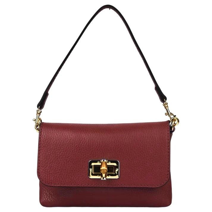 ISA Damenclutch aus echtem Leder