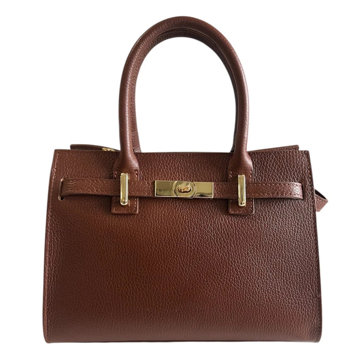 "Gina" Echte Lederhandtasche Ansicht 16 – Handtasche – ESTID