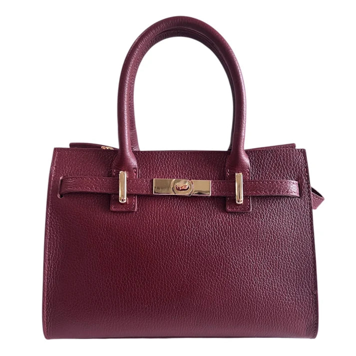 "Gina" Echte Lederhandtasche Ansicht 17 – Handtasche – ESTID