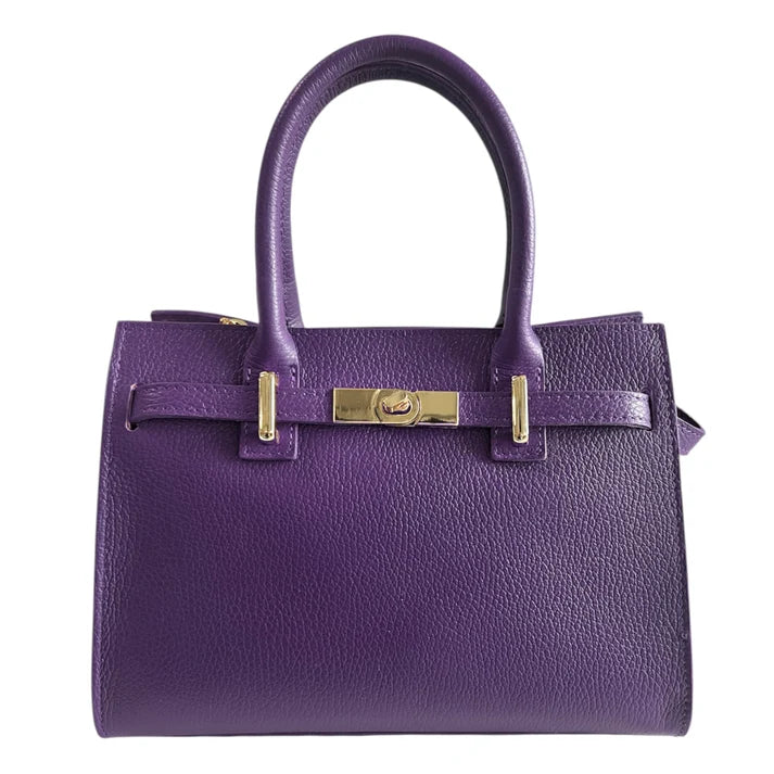 "Gina" Echte Lederhandtasche Ansicht 18 – Handtasche – ESTID
