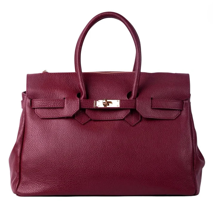 Birk Handtasche aus echtem Leder Ansicht 16 – Handtasche – ESTID