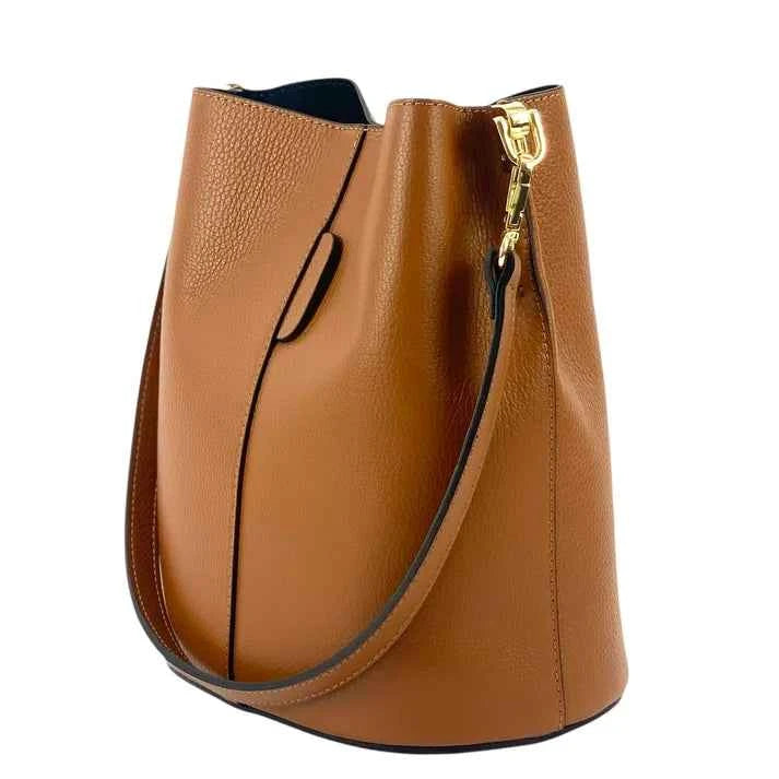Giulia Eimertasche aus echtem Dollarleder