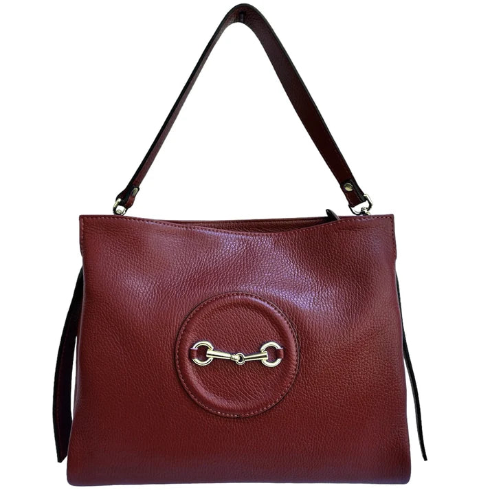 Damen Umhänge-/Handtasche im Stil einer Metallklammer Ansicht 7 – Handtasche – ESTID