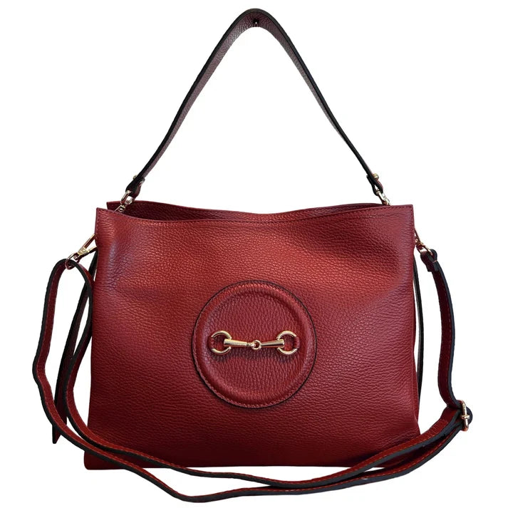 Damen Umhänge-/Handtasche im Stil einer Metallklammer Ansicht 6 – Handtasche – ESTID